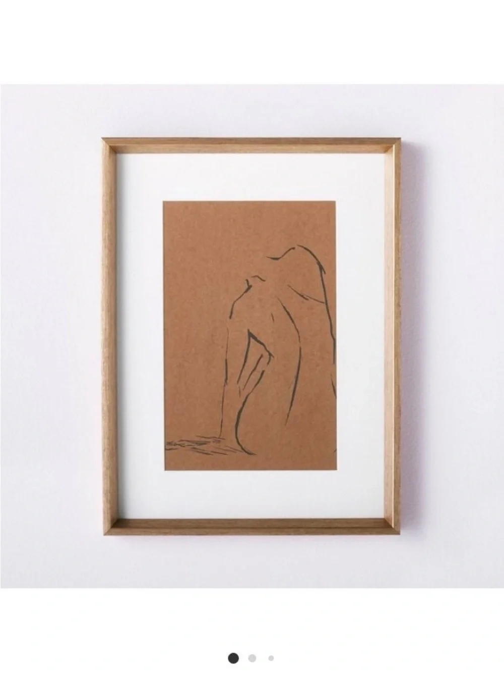 Woman Figural Sketch Framed Wall Art - Threshold designed with studio mcgee